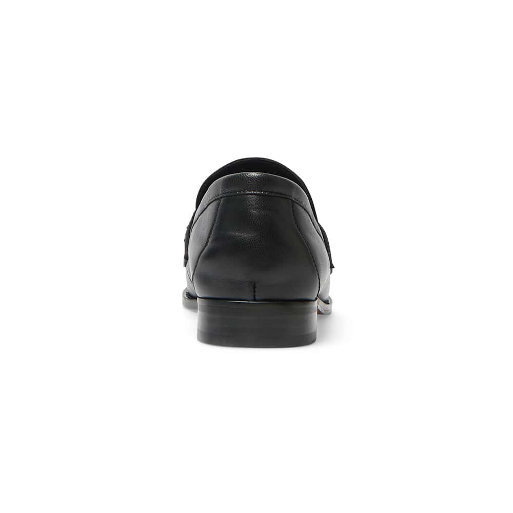 Mabel Loafer in Black Leather