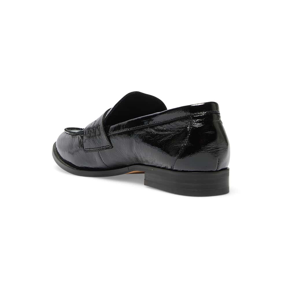 Mabel Loafer in Black Patent