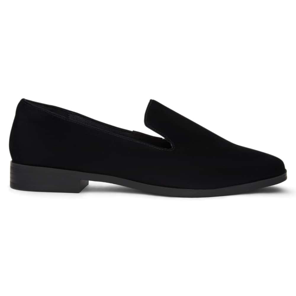 Manor Loafer in Black Suede
