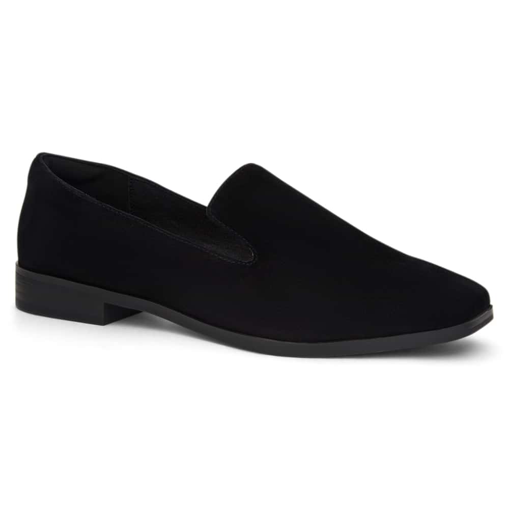 Manor Loafer in Black Suede