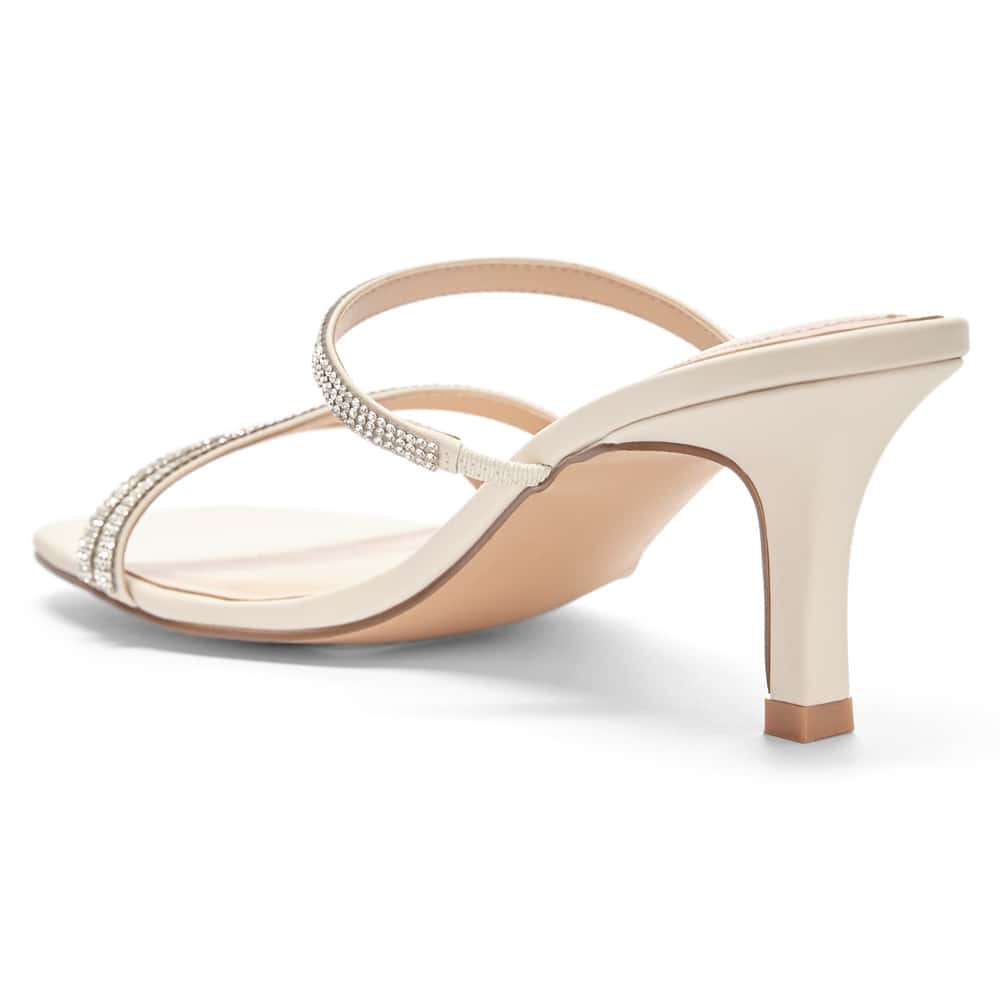 Marcy Heel in Ivory Sparkle