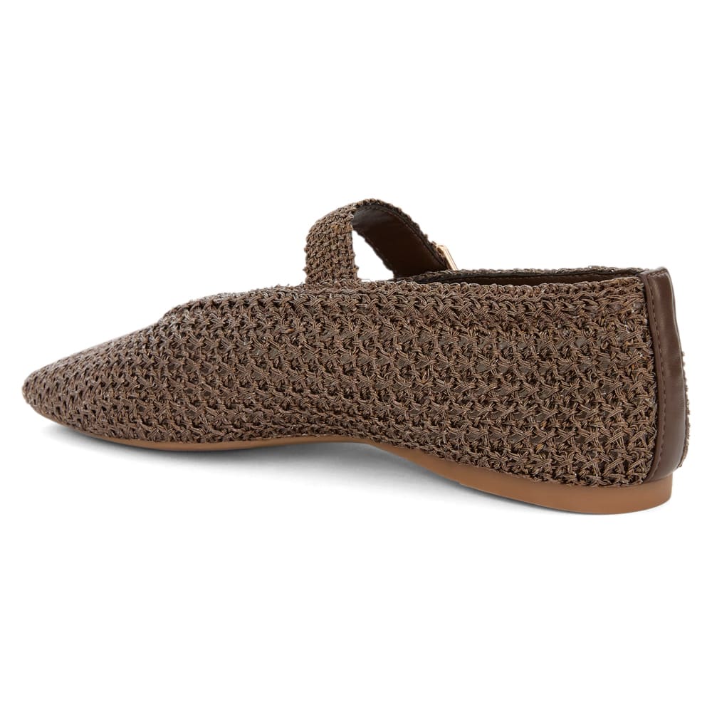 Maze Ballet Flat in Bronze