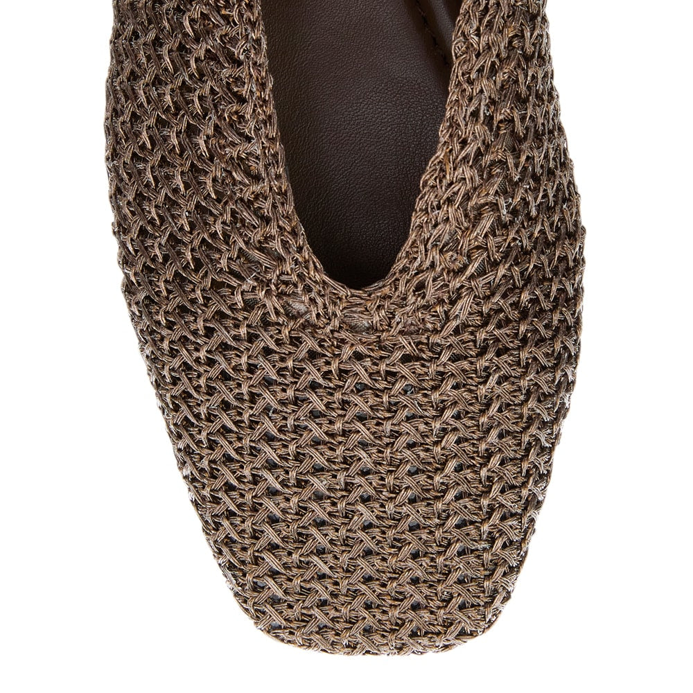 Maze Ballet Flat in Bronze