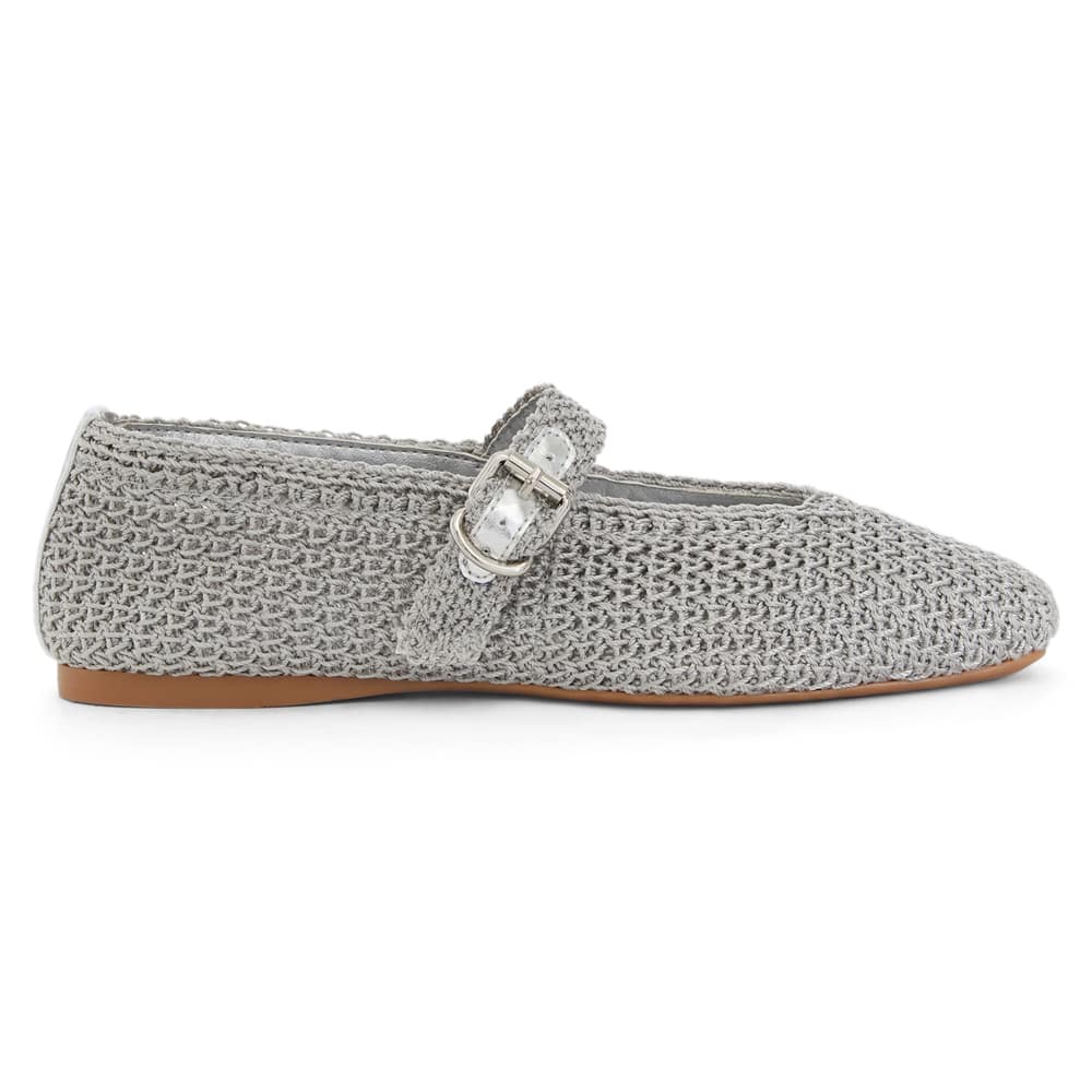 Maze Ballet Flat in Grey