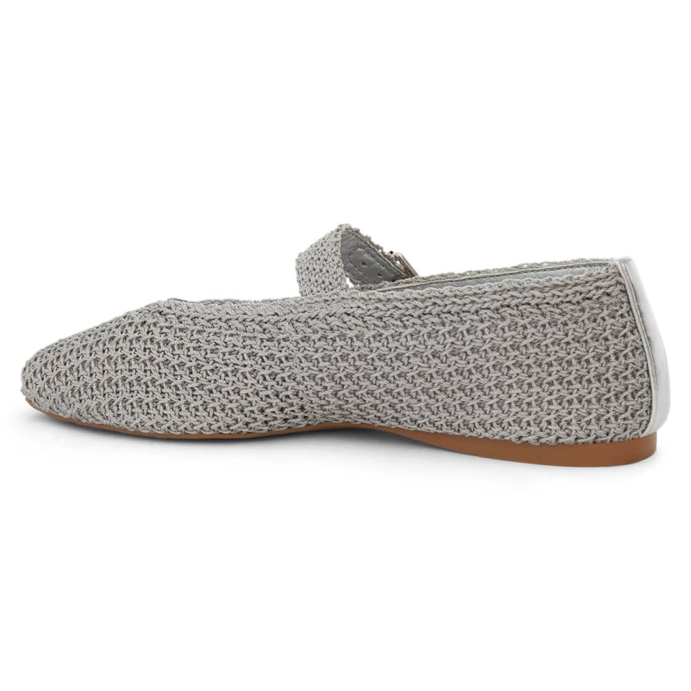 Maze Ballet Flat in Grey