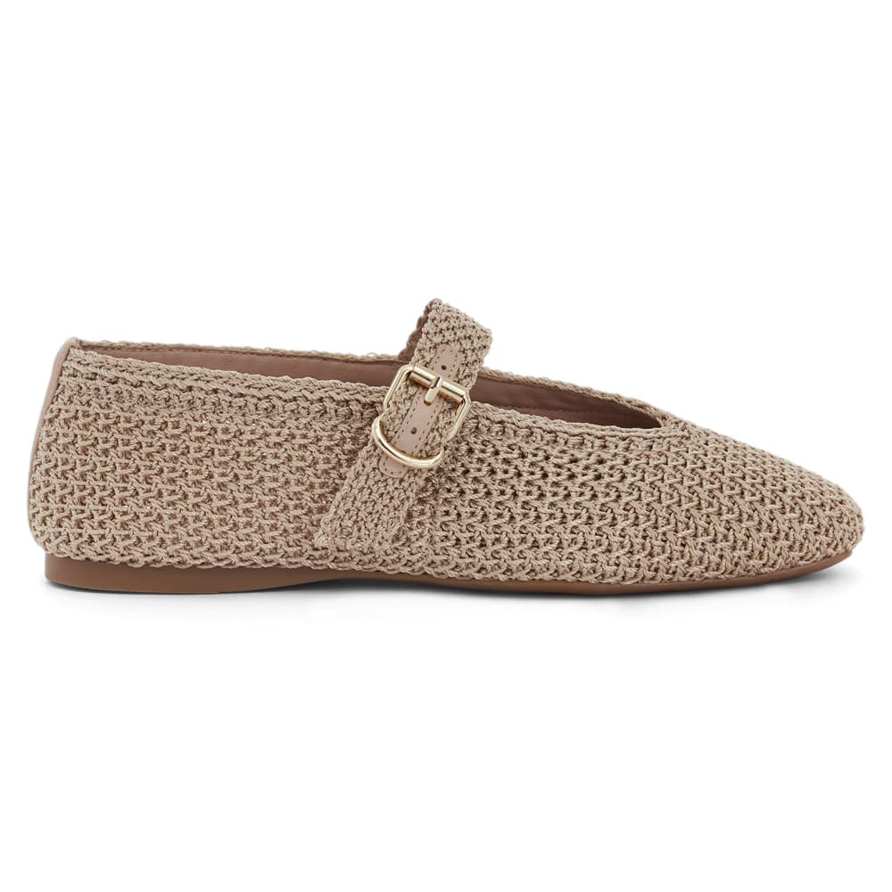 Maze Ballet Flat in Natural