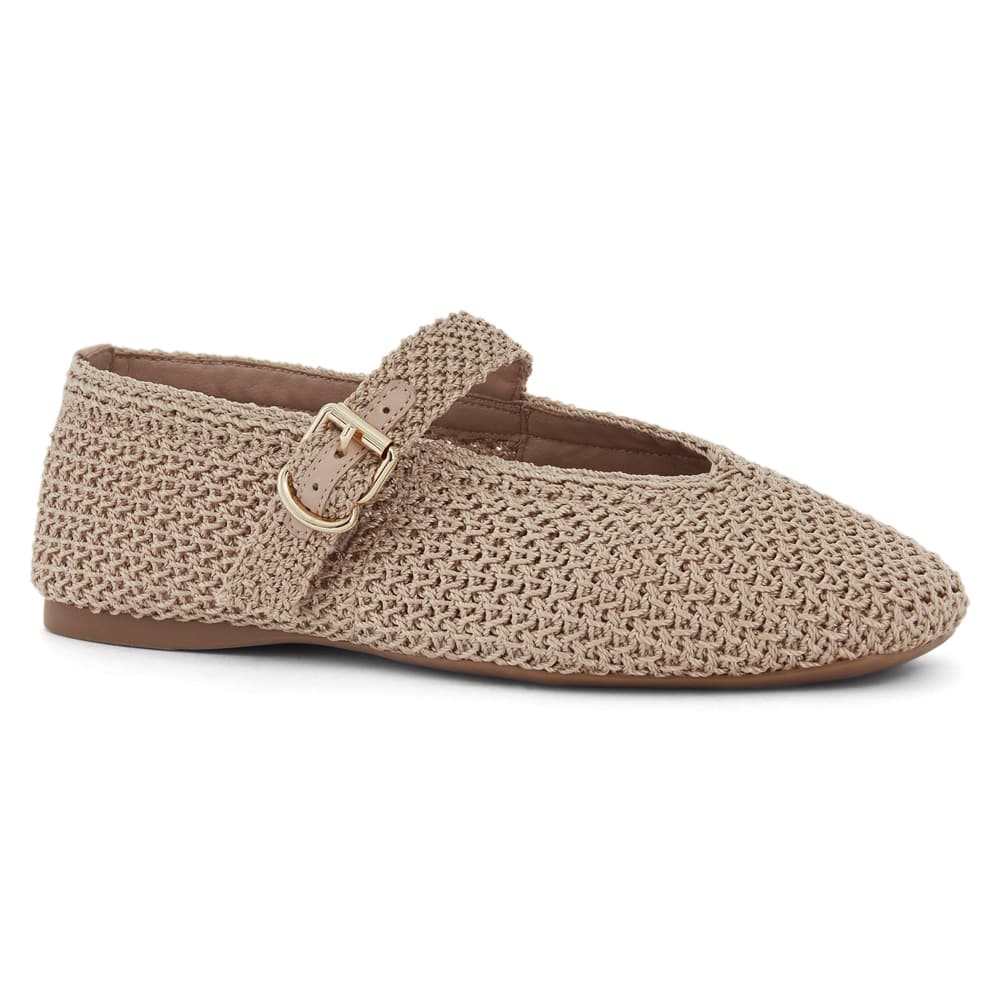 Maze Ballet Flat in Natural