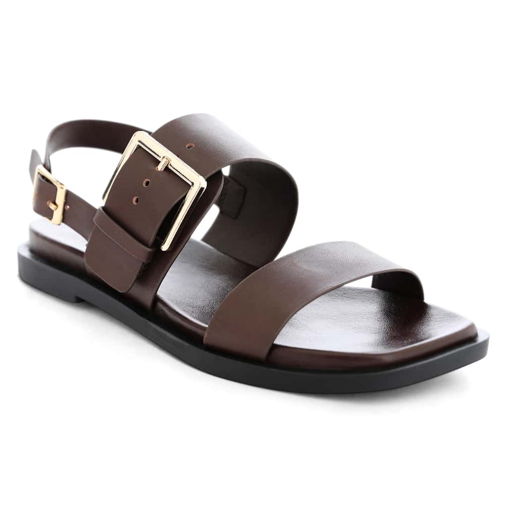 Meadow Sandal in Chocolate  Leather