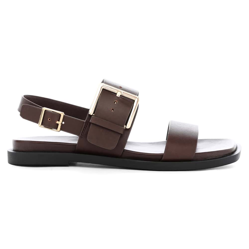 Meadow Sandal in Chocolate  Leather