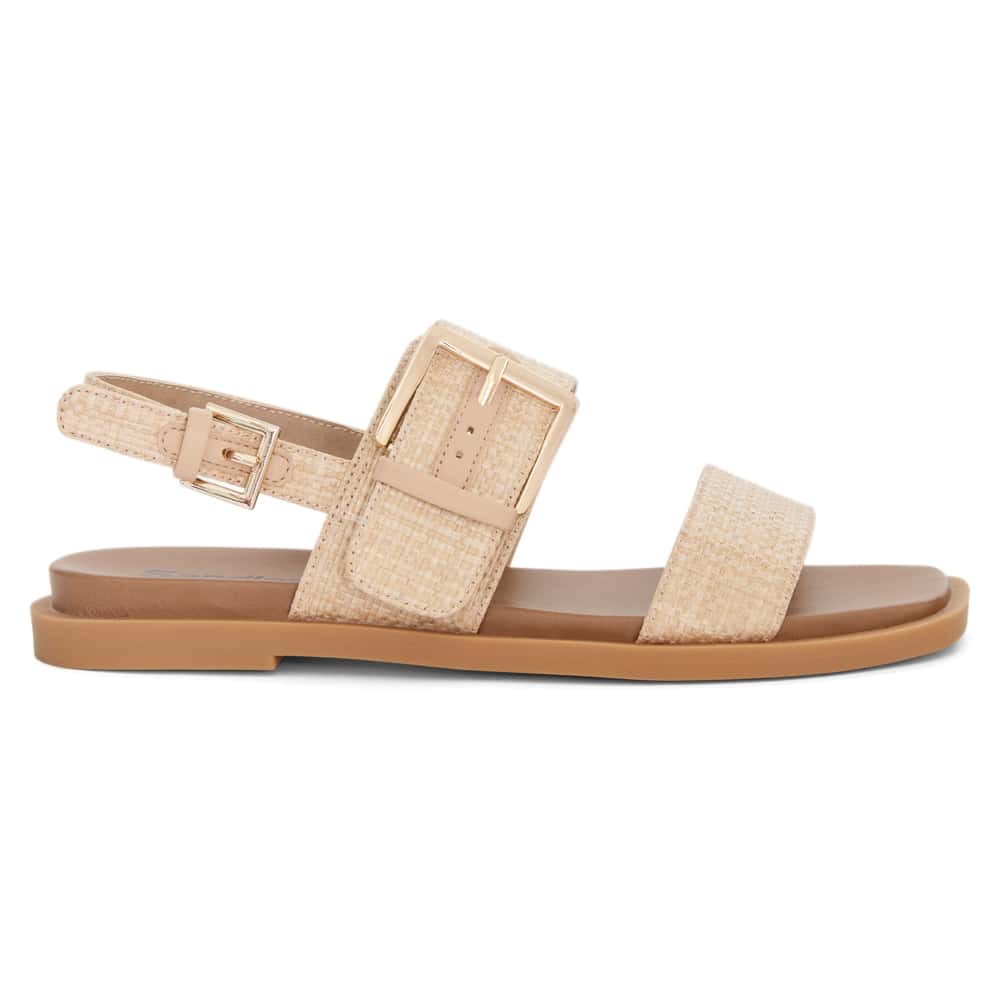 Meadow Sandal in Natural Raffia Raffia
