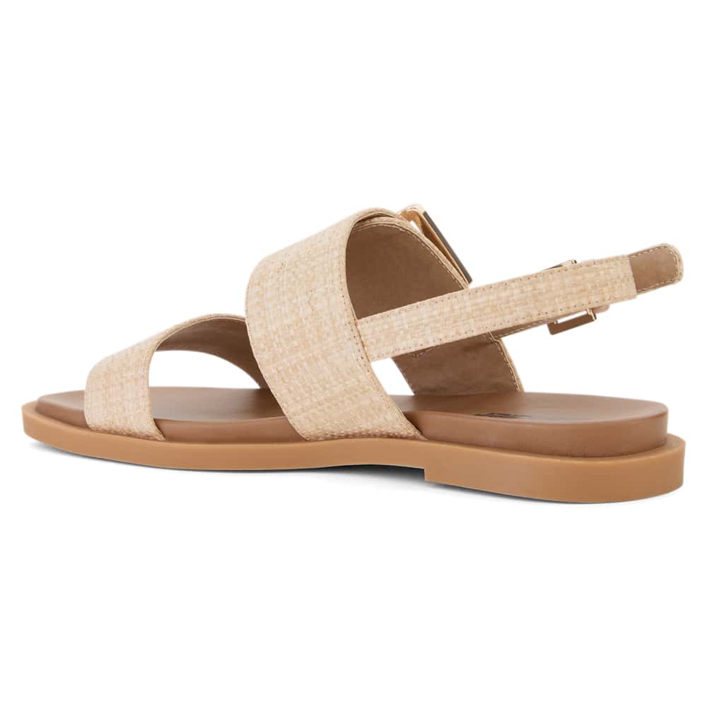 Meadow Sandal in Natural Raffia Raffia
