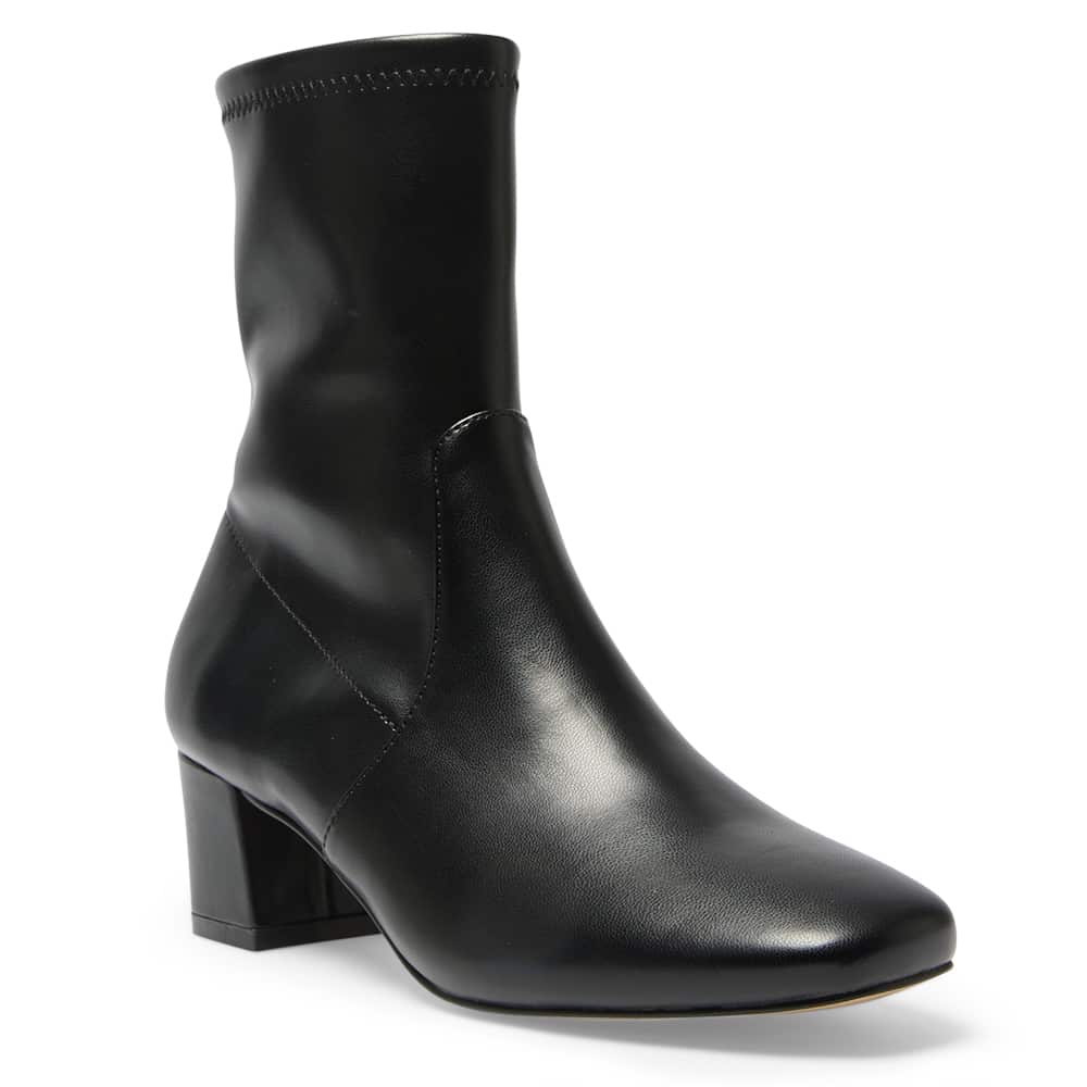 Mercy Boot in Black Leather