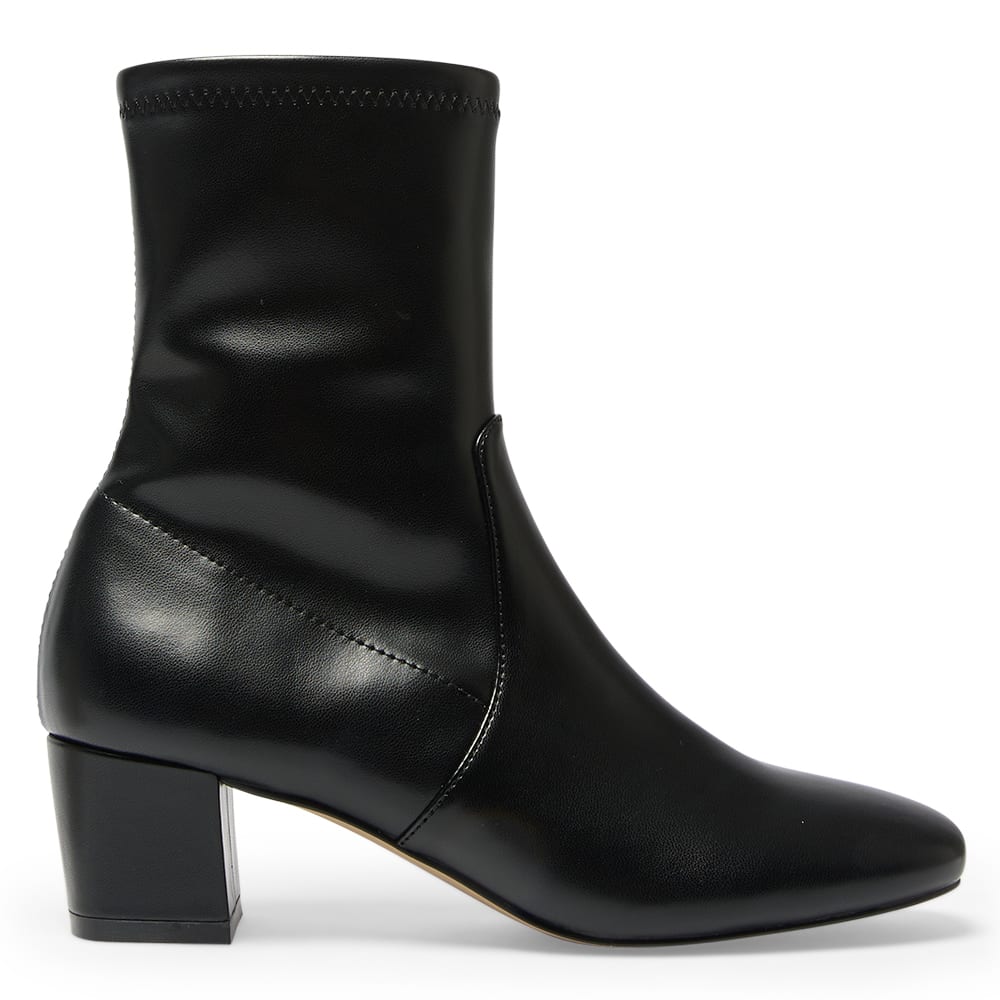 Mercy Boot in Black Leather