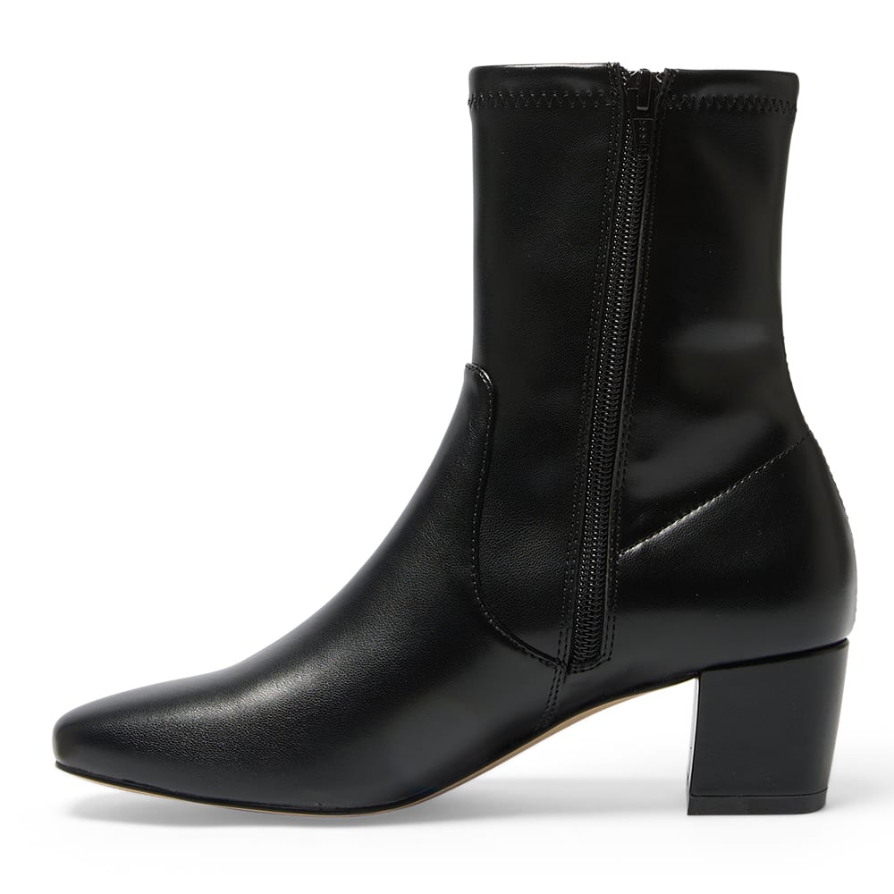 Mercy Boot in Black Leather