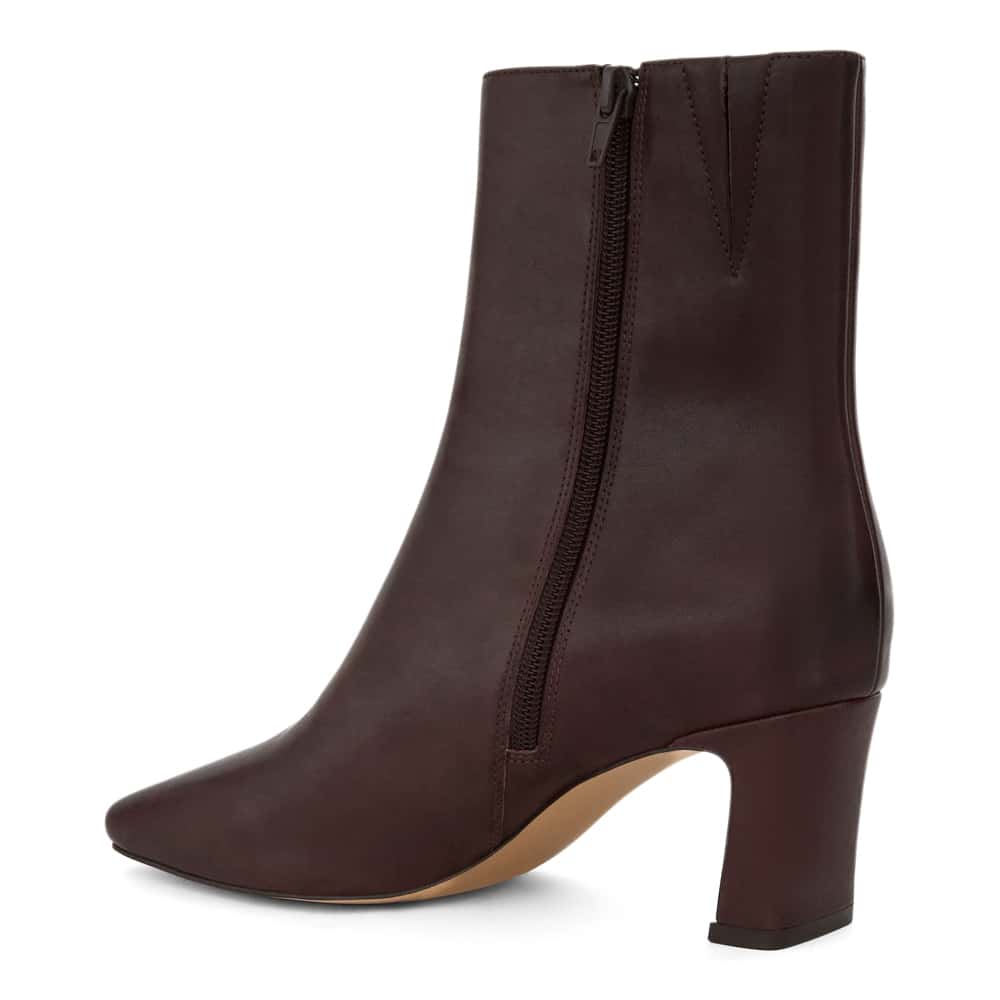 Mila Boot in Chocolate  Leather