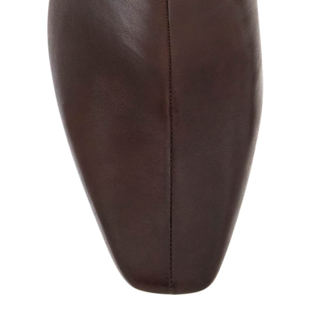 Mila Boot in Chocolate  Leather