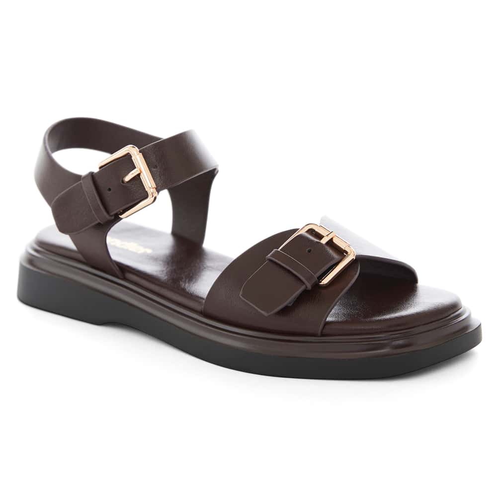 Mimi Sandal in Chocolate Smooth