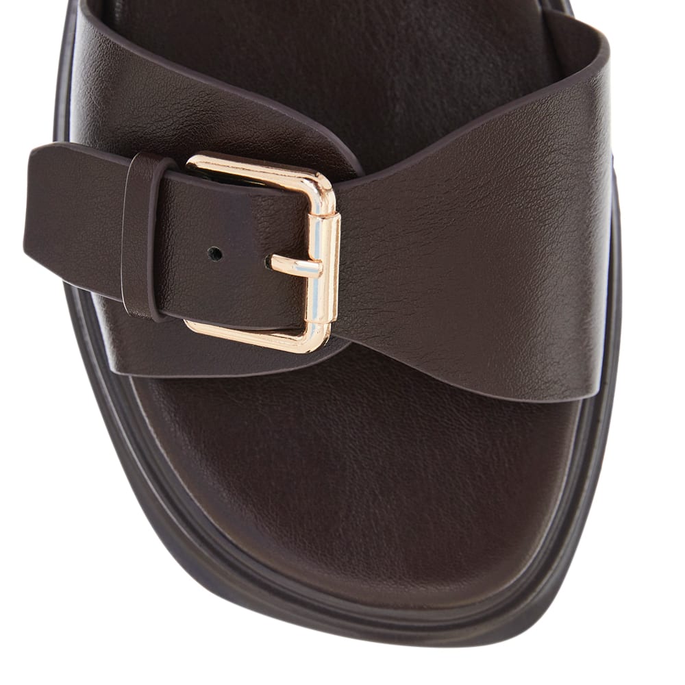 Mimi Sandal in Chocolate Smooth