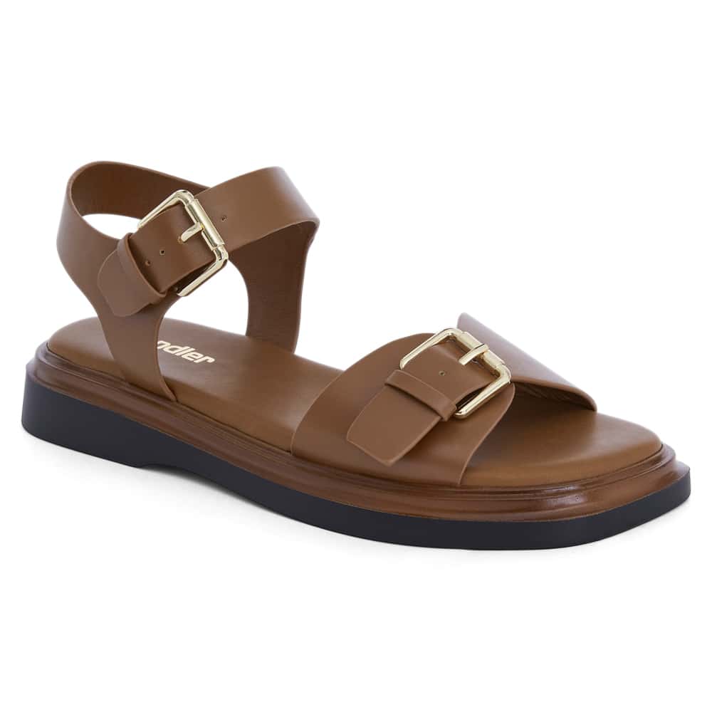Mimi Sandal in Tan Smooth
