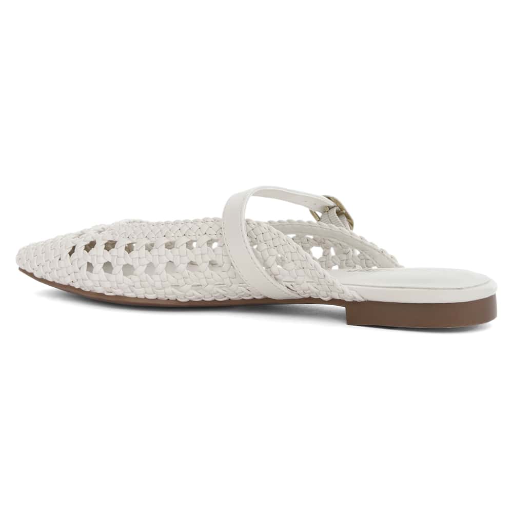 Mirabel Ballet Flat in Bone Weave