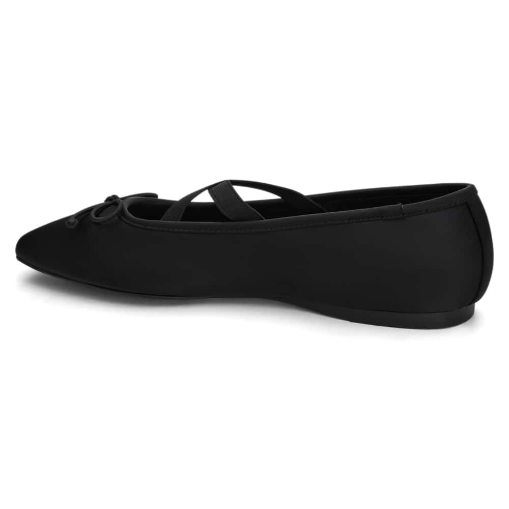 Monica Ballet Flat in Black