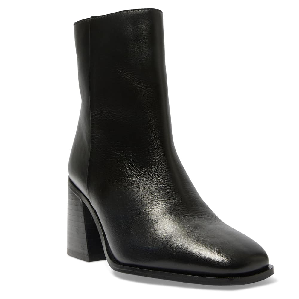 Morocco Boot in Black Leather