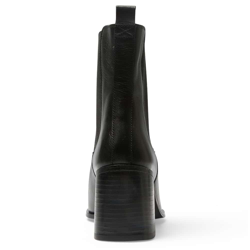 Munich Boot in Black Leather