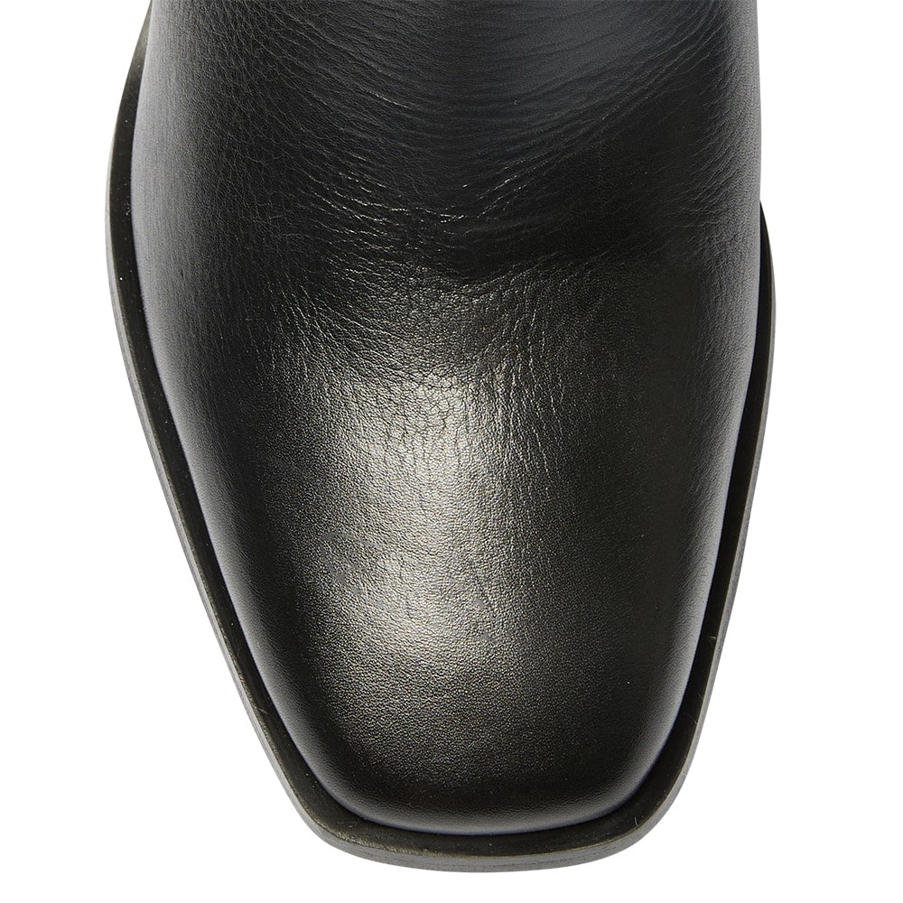 Munich Boot in Black Leather