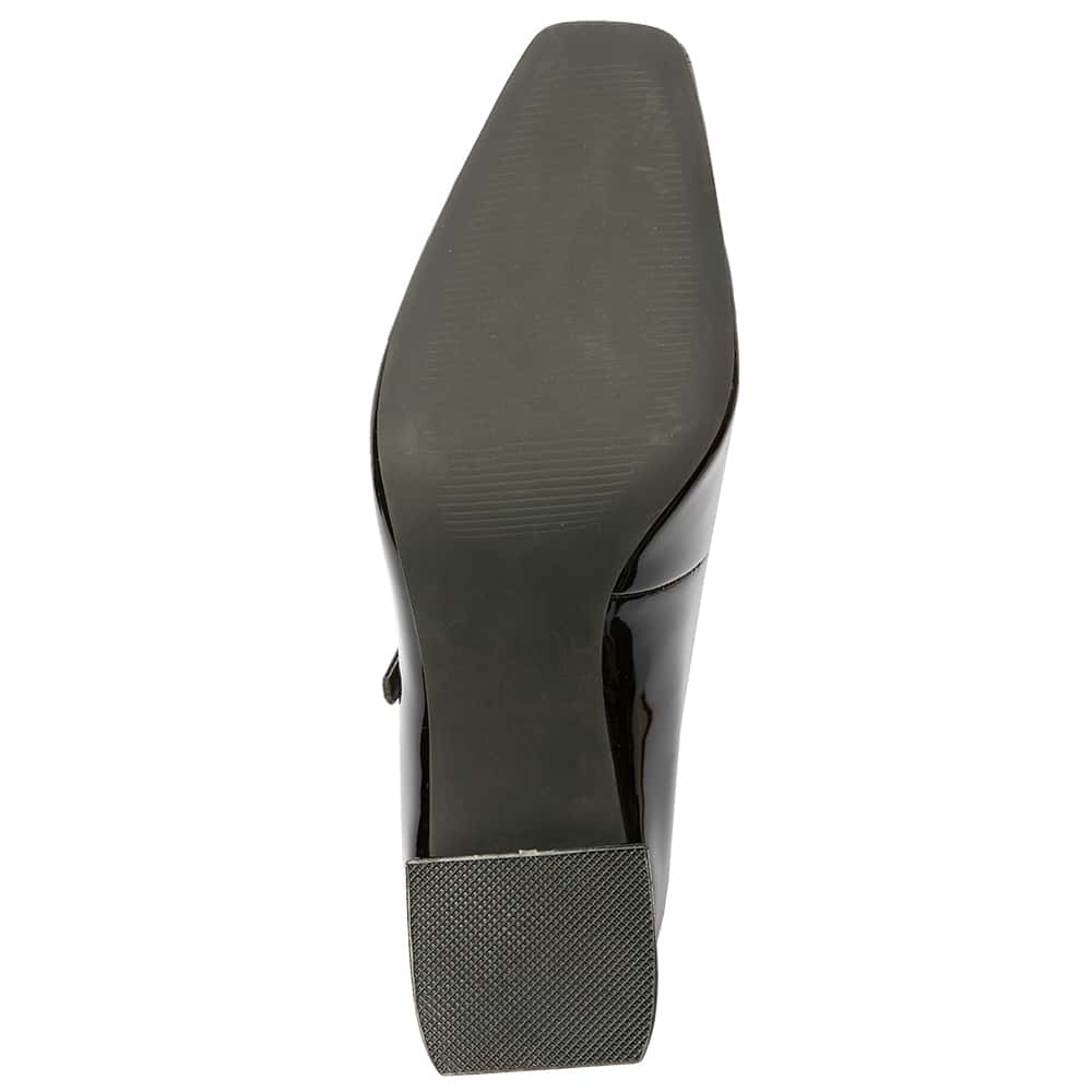 Nancy Heel in Black Patent