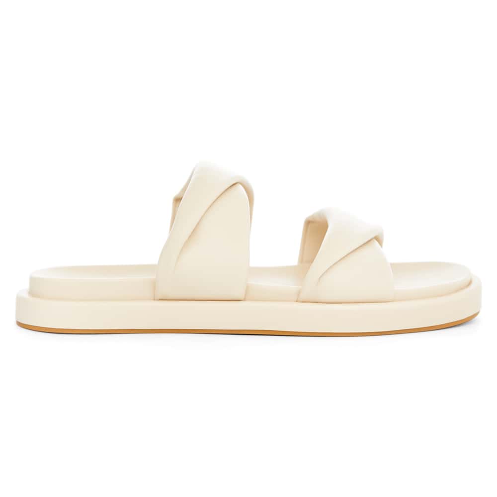 Nara Slide in Nude Leather
