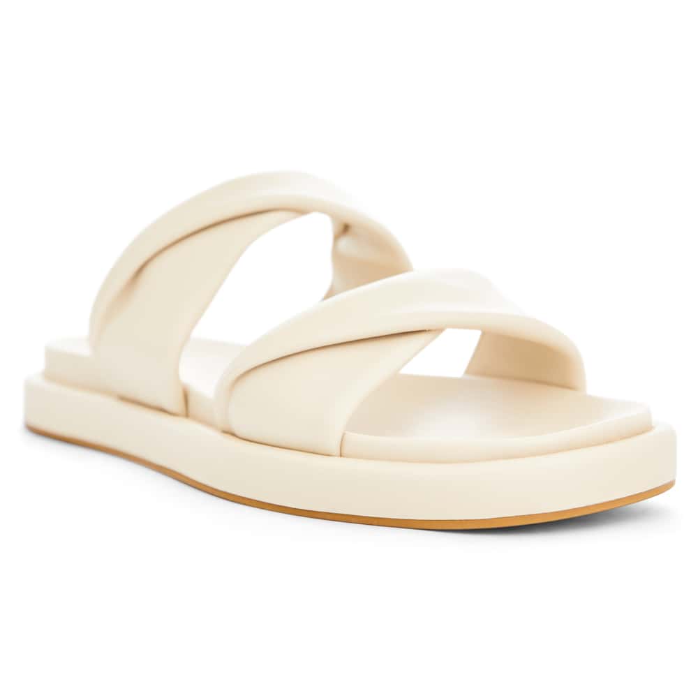 Nara Slide in Nude Leather