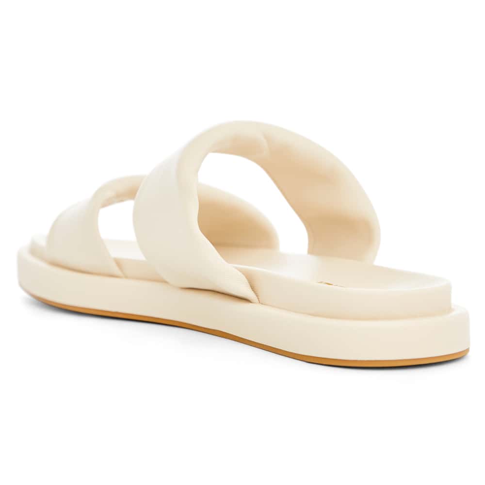 Nara Slide in Nude Leather
