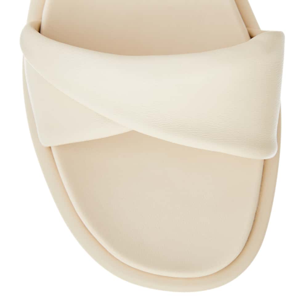 Nara Slide in Nude Leather