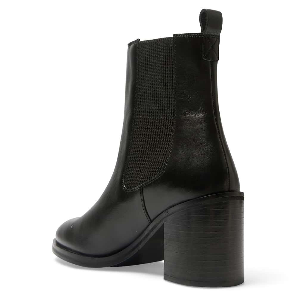 Nelson Boot in Black Leather