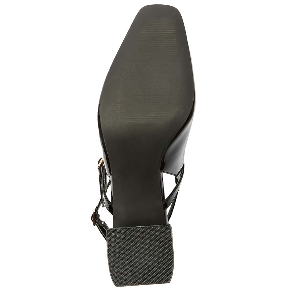 Nexus Heel in Black Patent