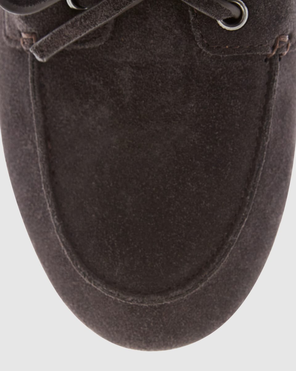 Ohio Loafer in Chocolate Suede Leather