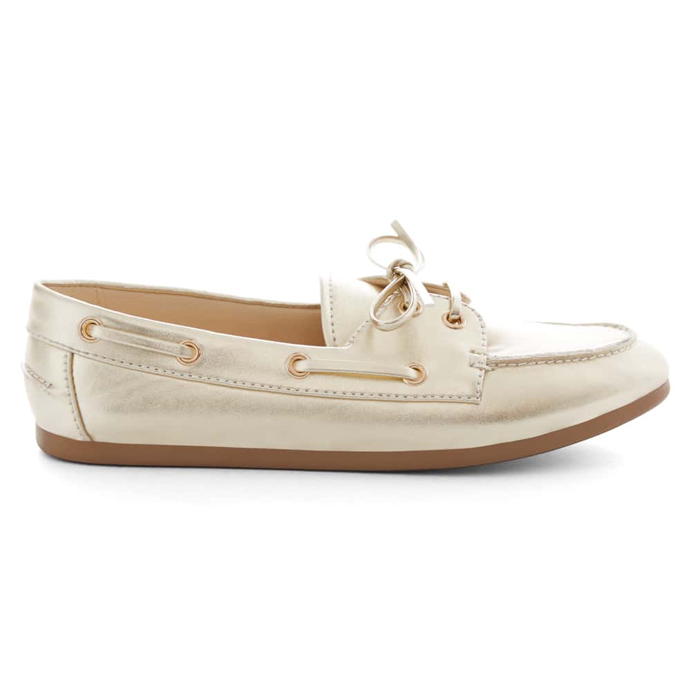Ohio Loafer in Soft Gold Leather