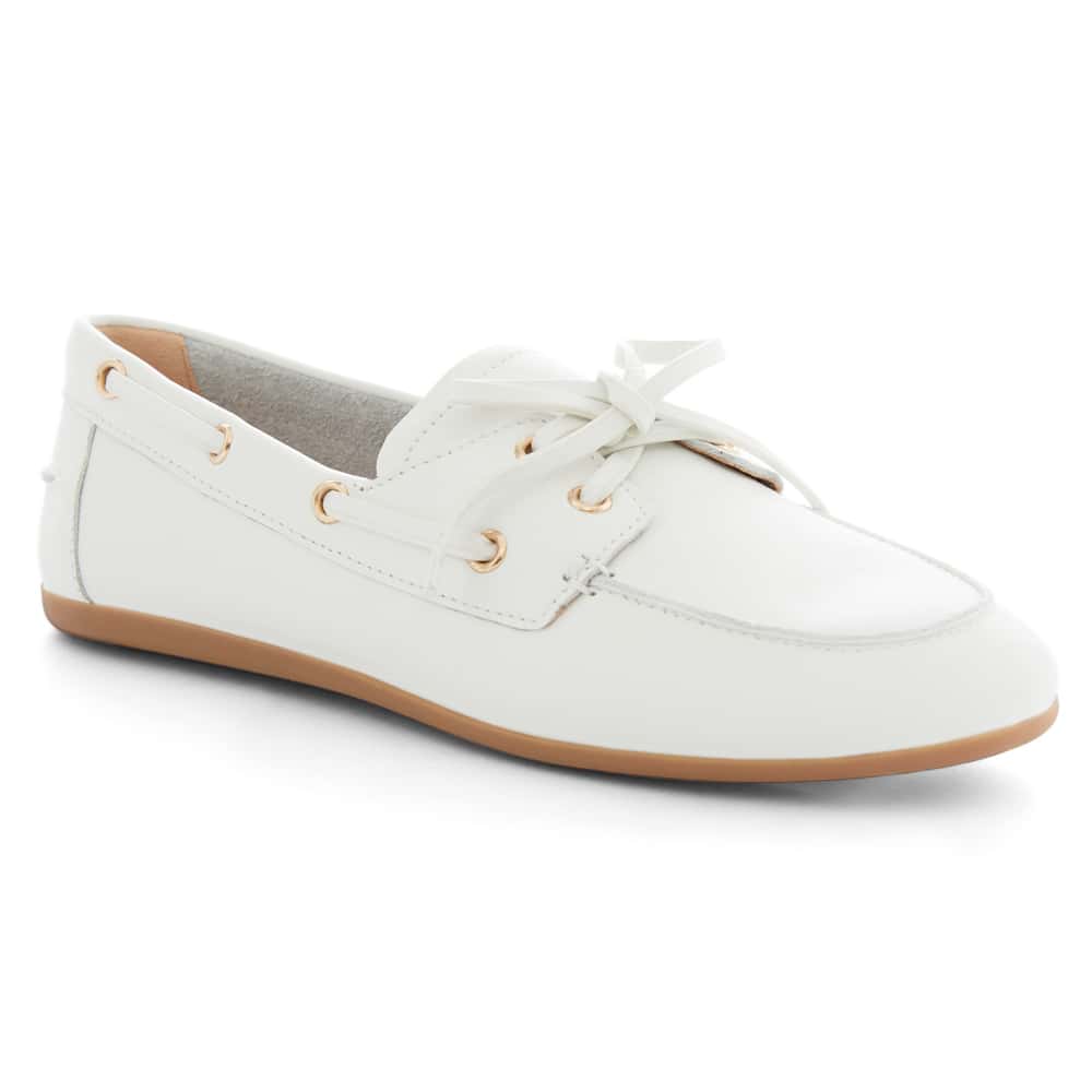 Ohio Loafer in White Leather