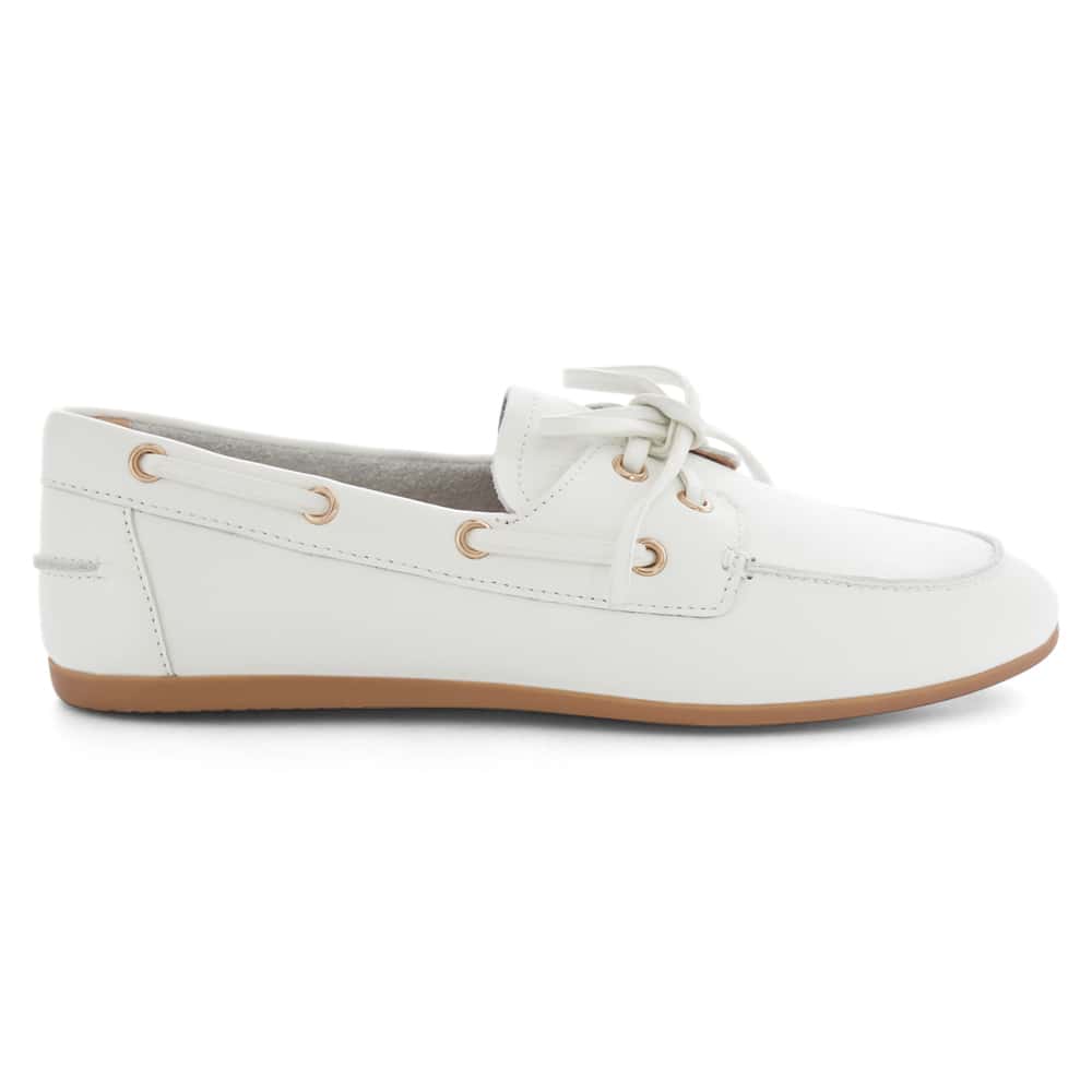 Ohio Loafer in White Leather