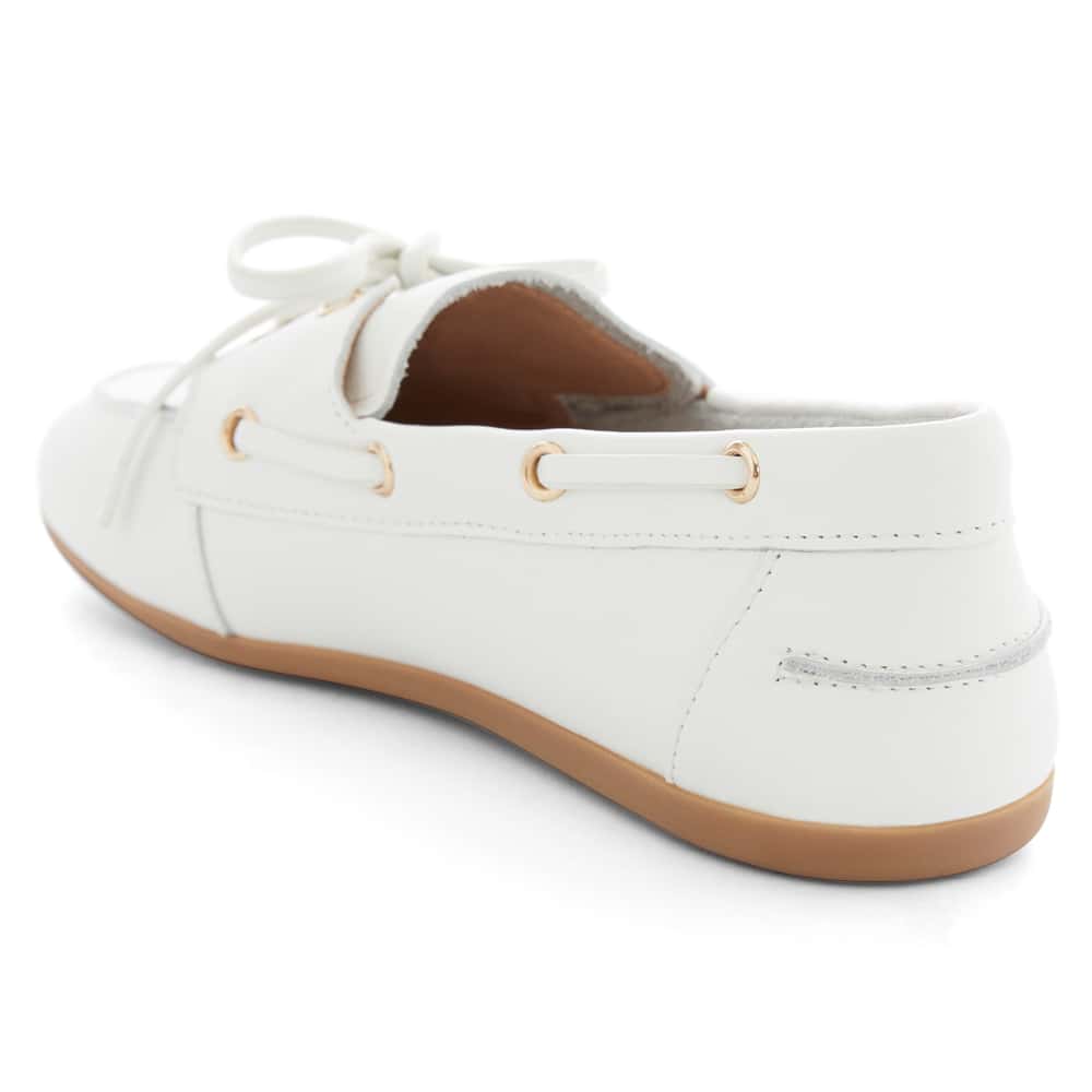 Ohio Loafer in White Leather