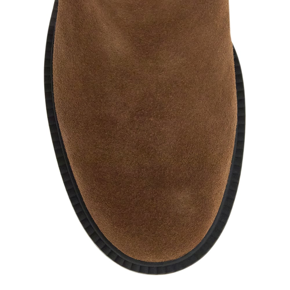 Paisley Boot in Tobacco Suede