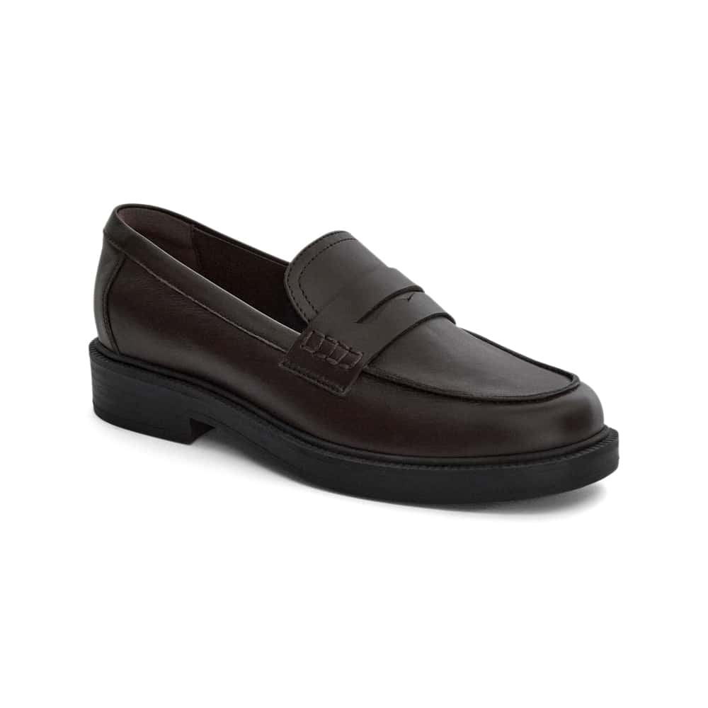 Pia Loafer in Chocolate  Leather