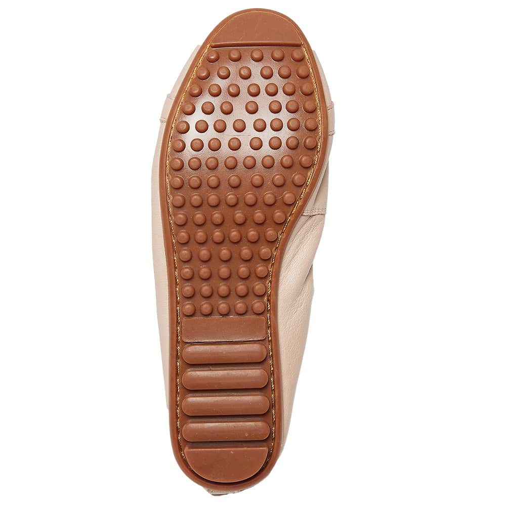 Pilgrim Ballet Flat in Blush Leather