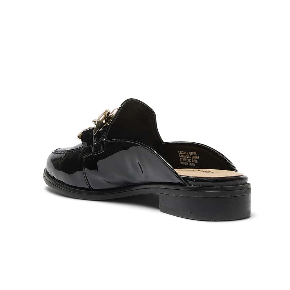 Pivot Loafer in Black Patent