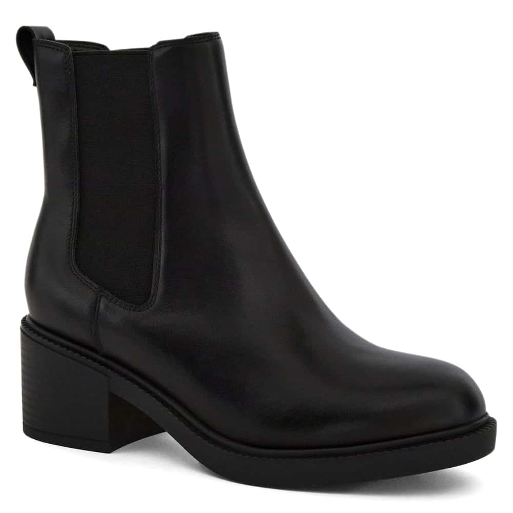 Priya Boot in Black Leather