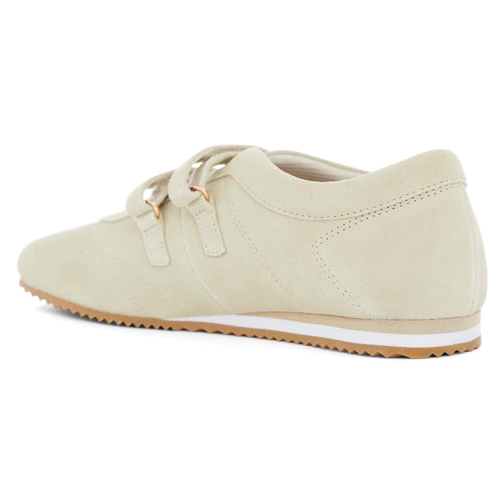 Pronto Sneaker in Taupe Suede