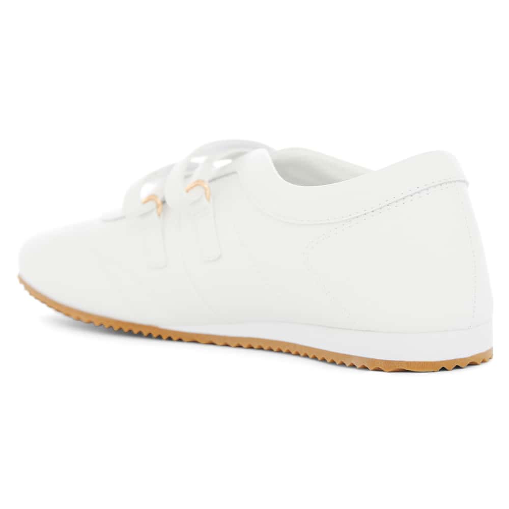 Pronto Sneaker in White Leather
