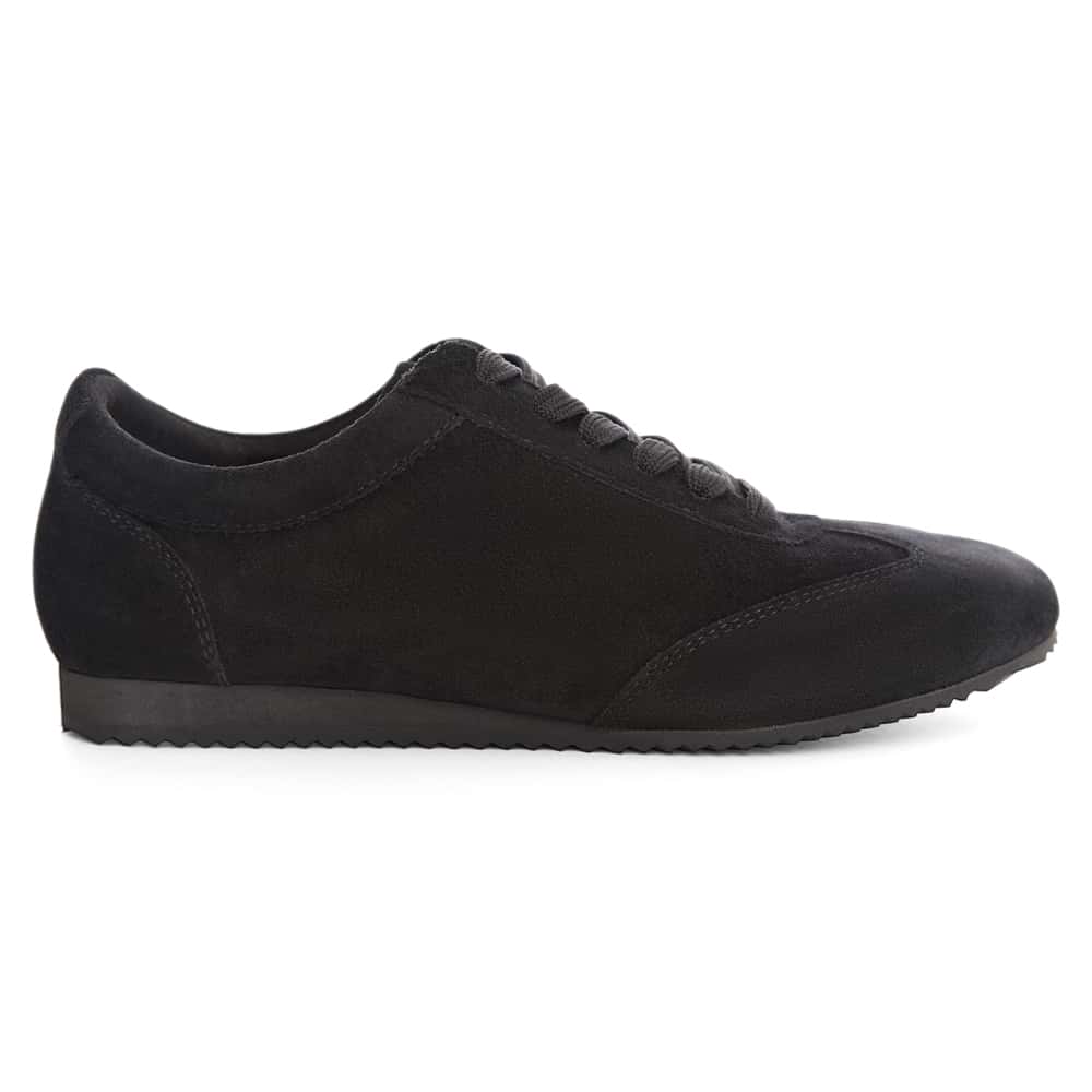 Pulse Sneaker in Black Suede
