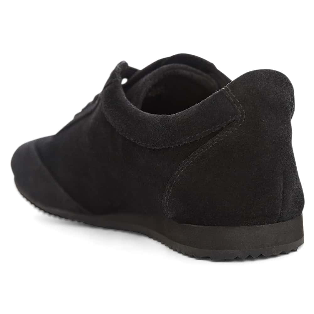 Pulse Sneaker in Black Suede