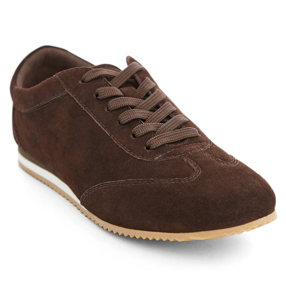 Pulse Sneaker in Chocolate  Suede